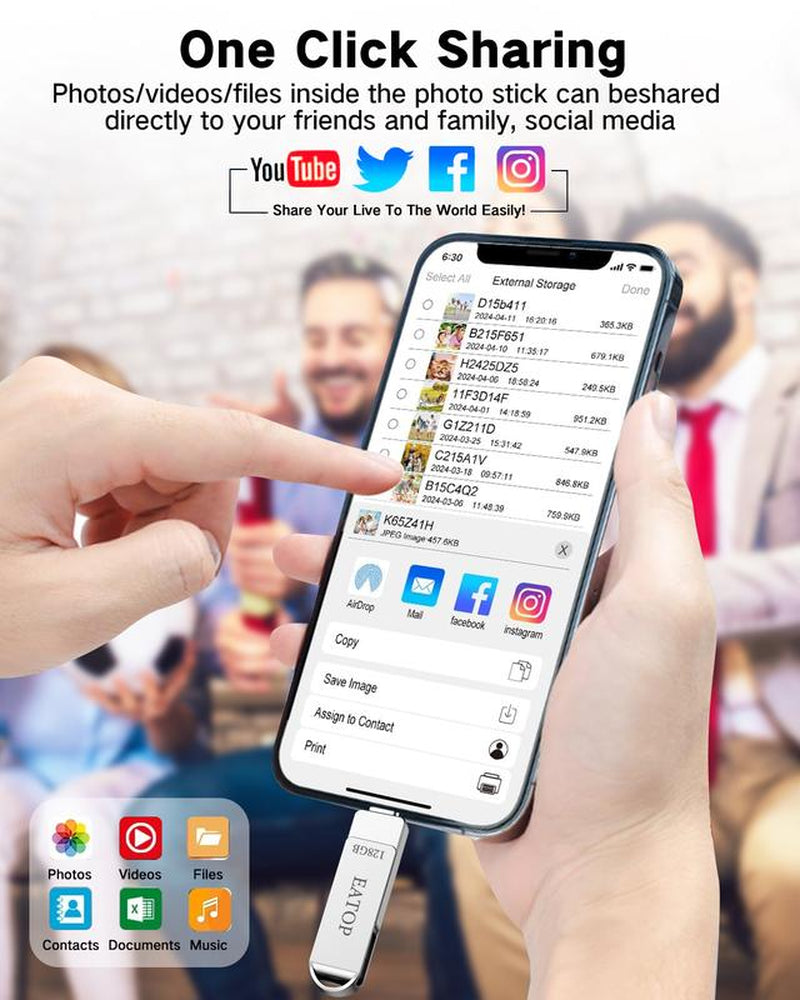 Omnidrive All-in-One Flash Drive: Expandable Storage for iPhone, iPad, Android, & PC
