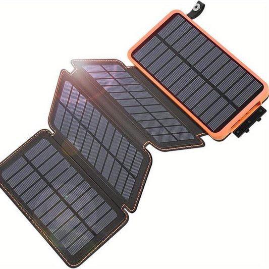 SunCharge Pro: Foldable Solar Power Bank with 20,000mAh Capacity